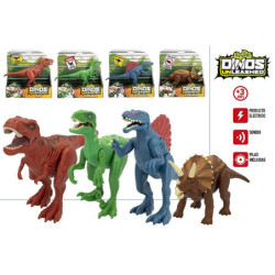 DINOS UNLEASHED-DINO ELEC C/RUGIDO 4/S