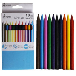 LAPICES DE CERA MARKET SUPREME 10 COLORES