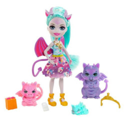 MUÑECA ENCHANTIMALS FAMILA DE DRAGONES