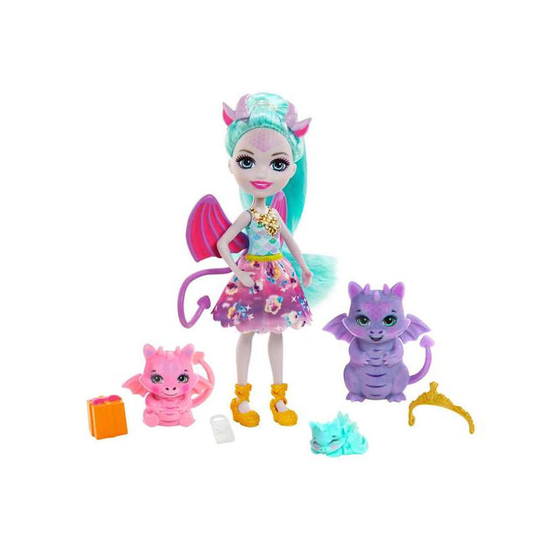 MUÑECA ENCHANTIMALS FAMILA DE DRAGONES