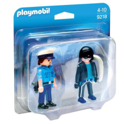 PLAYMOBIL 9218 City Action Duo Pack Policia y Ladr