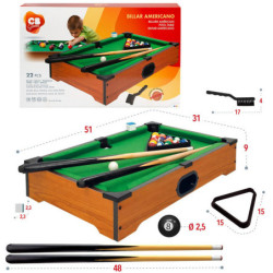 BILLAR CB GAMES 51X31X9 CM