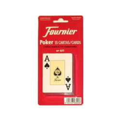 BARAJA POKER INGLES 55 CARTAS