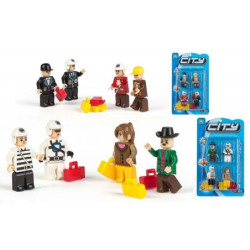 BLISTER 4 FIGURAS CITY SIMIL LEGO