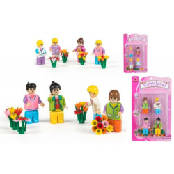 BLISTER 4 FIGURAS FAIRY LAND SIMIL LEGO