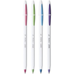 BOLIGRAFO BIC CRISTAL UP COLORES CELESTE TURQUESA