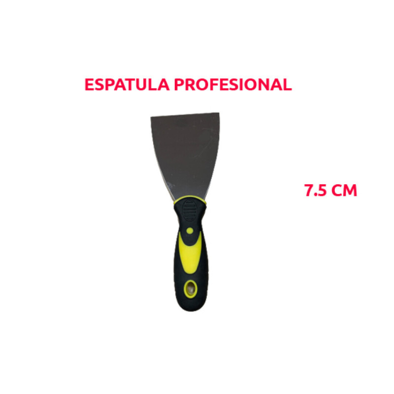 ESPATULA AZ PROFESIONAL 75 MM MANGO GOMA