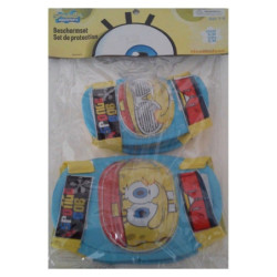 SET DE PROTECCION BOB ESPONJA RODILLERAS Y CODERAS