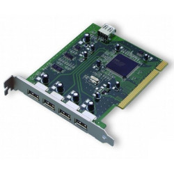 TARJETA PCI CON 4 PUERTOS USB 2.0