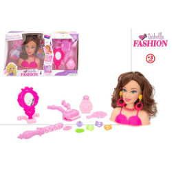 BUSTO MUÑECA ISABELLA CON ACCESORIOS