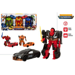 TRANSFORMERS WARRIORS ROBOTS PACK DE 3 UNIDADES