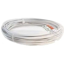 ALAMBRE TENDER PLASTIFICADO BLANCO ROLLO 15 M