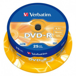 DVD-R VERBATIM PACK 25 UNIDADES