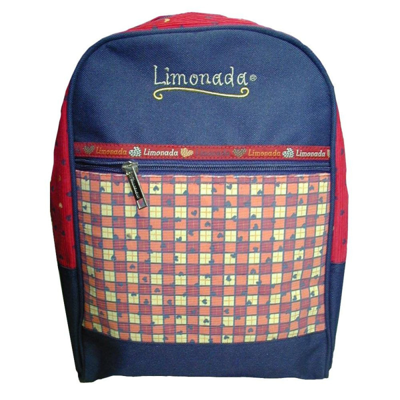 MOCHILA ESCOLAR BANDOLERA LIMONADA 36x26 CM