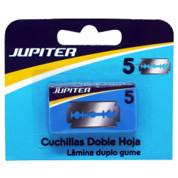 CUCHILLAS HOJAS JUPITER CAJA 5 U