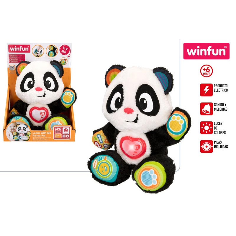 PELUCHE CB OSO PANDA APRENDE CONMIGO WINFUN