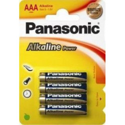 PILAS ALCALINAS PANASONIC AAA R03 BLISTER 4 U